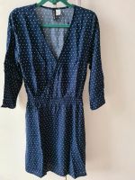 H&M Kleid Damen 38 Dots blaue Punkte Duisburg - Meiderich/Beeck Vorschau