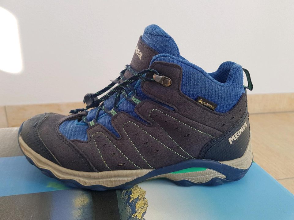 Meindl Tuam gtx GoreTex Wanderschuhe Schuhe blau knöchelhohe 35 in Friedberg (Hessen)