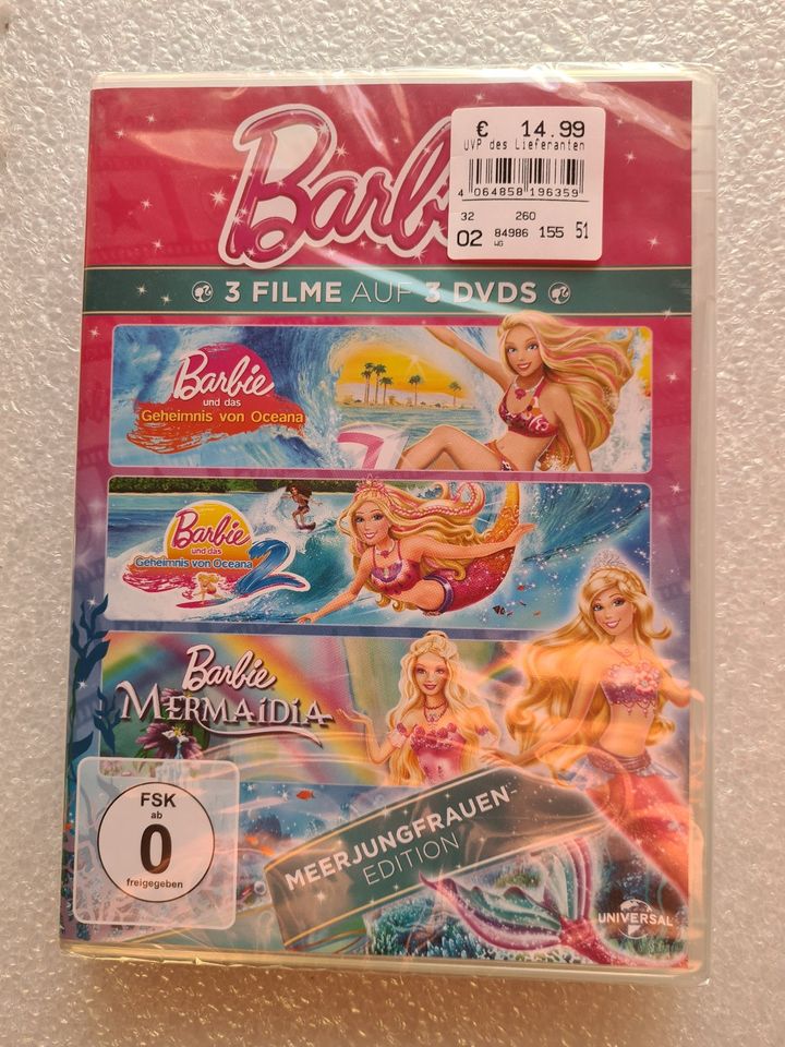 Barbie - Meerjungfrauen-Edition 3 Filme auf 3 DVDs NEU! in Gifhorn