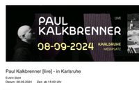 2 Tickets Paul Kalkbrenner karlsruhe Baden-Württemberg - Malsch Vorschau