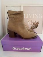 Graceland Boots Stiefeletten Schuhe beige Creme braun Gr. 39 Nordrhein-Westfalen - Gelsenkirchen Vorschau