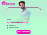 Mitarbeiter Qualitätsprüfung (m/w/d) Thüringen - Zeulenroda Vorschau