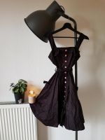 schwarzes 1950's Kleid mit pinken Punkten Sachsen - Flöha  Vorschau