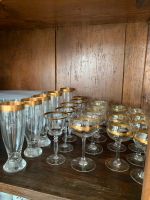 Schnäppchen: Gläser antik mit Goldrand Hessen - Hofheim am Taunus Vorschau