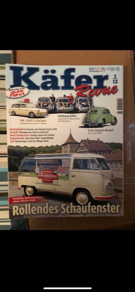 Diverse VW Classic Magazine und Käfer Revue Anzeige 2 in Holtgast