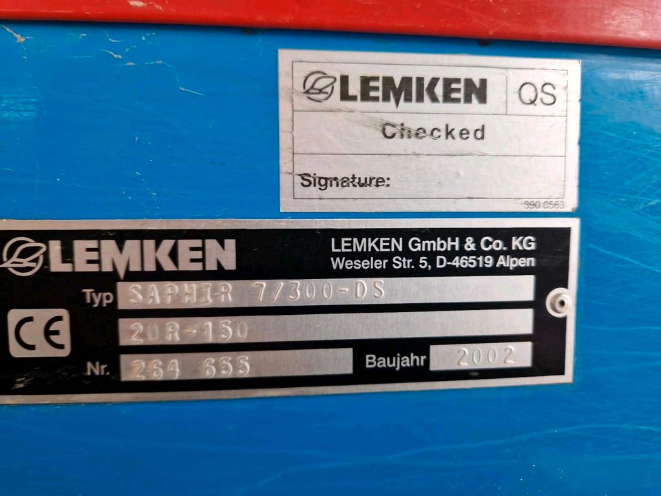 Lemken Saphir 7 Drillmaschine, Sämaschine in Ilmmünster