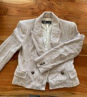 Zara Boucle Blazer lila Gold Bremen - Schwachhausen Vorschau