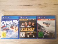 PS4 Spiele Formel1 Need for Speed Onrush Brandenburg - Nordwestuckermark Vorschau