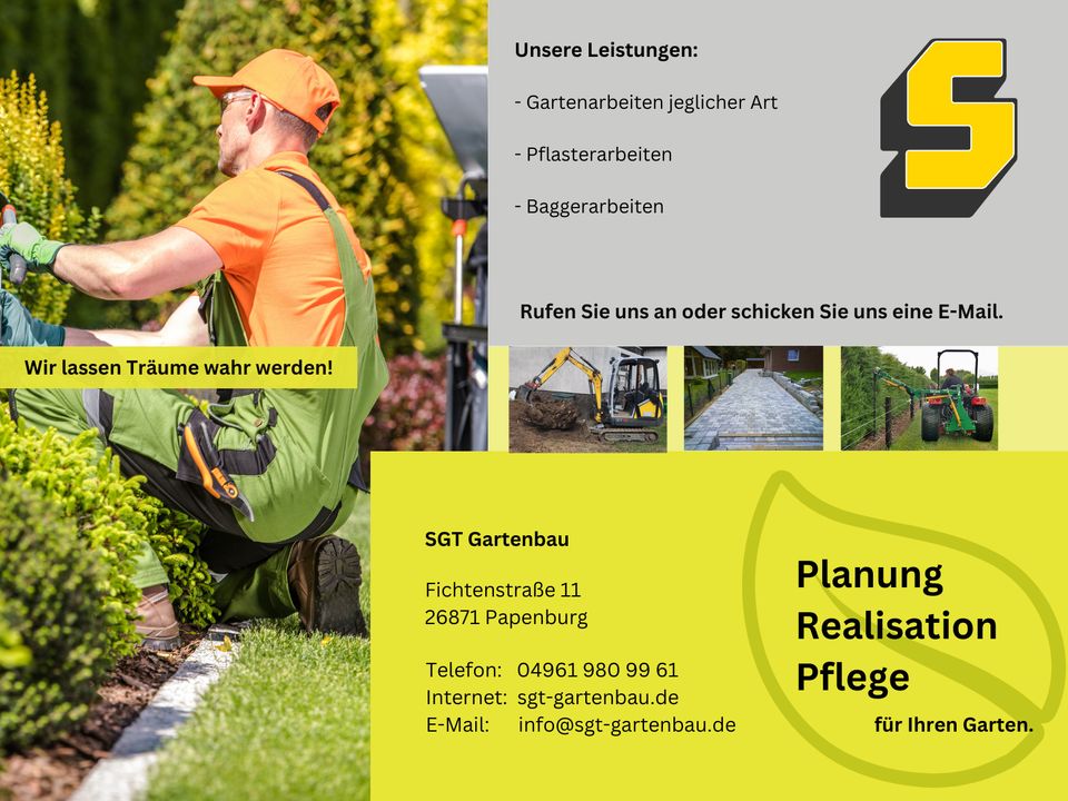 Erdarbeiten - Entwässerung - Pflasterarbeiten - Landschaftsbau in Westoverledingen