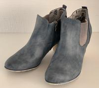 S.Oliver Stiefeletten Reißverschluss Gr.36 blaugrau sehr gut Nordrhein-Westfalen - Verl Vorschau