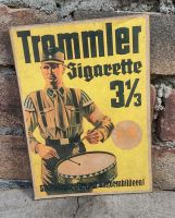 Pappschild alt Wehrmacht Trommler Zigaretten WK2 Werbung Schild Sachsen - Niesky Vorschau