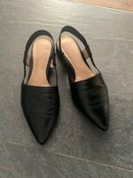 Sling  Pumps, komplett aus Leder, 37, schwarz, Handmade KÄMPGEN Rheinland-Pfalz - Rüdesheim Vorschau