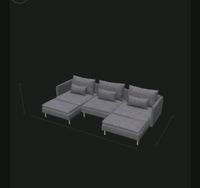 Ikea Sofa Couch Sönderhamn grau / türkis Nordrhein-Westfalen - Windeck Vorschau