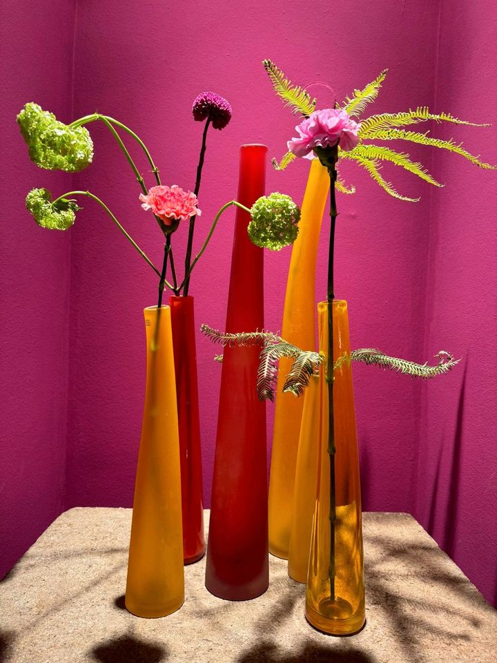 Bauholz Designer handmade Vasen pro Stück in München