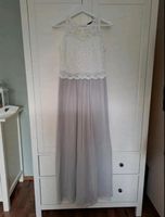 Damen Kleid taupe weiß 38 Abendkleid Niedersachsen - Gifhorn Vorschau