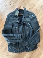 Allsaints Biker Lederjacke Cargo GrM schwarz grau Eimsbüttel - Hamburg Niendorf Vorschau