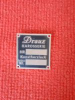 Porsche Plakette Drauz Karosserie PCG70110400 Baden-Württemberg - Winnenden Vorschau