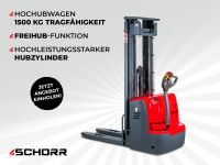 Freihub 4,5m Hochhubwagen Elektro Pro 1500kg Tragkraft SCHORR Gabelstapler Elektrostapler Hubwagen Stapler Emsbüren - Ahlde Vorschau