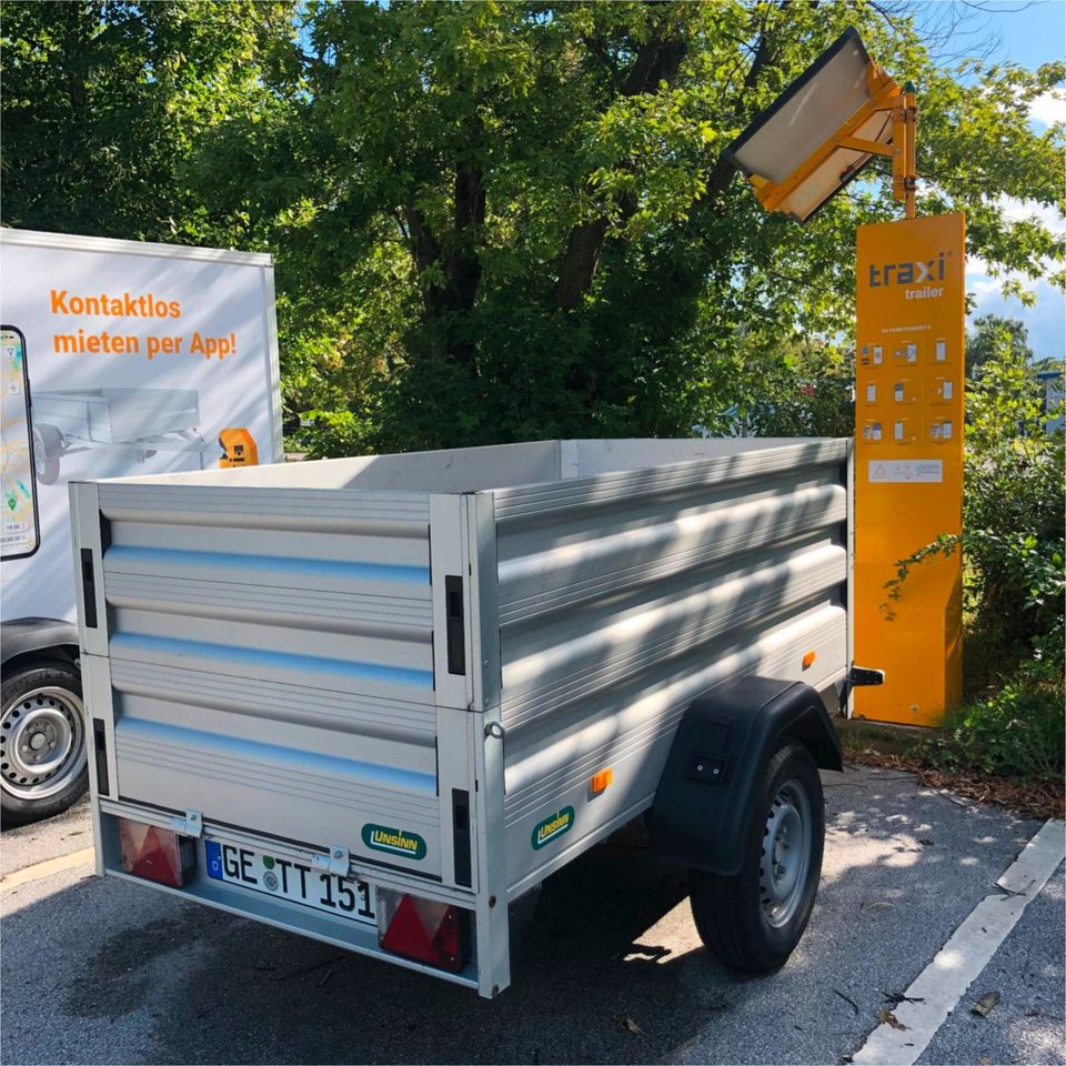 ⚡Anhänger mieten⚡24/7⚡per APP⚡Bordwand⚡13 Cent/min⚡kontaktlos⚡Transport ⚡Umzug⚡Garten⚡Hänger⚡PKW-Anhänger⚡Hausbau⚡Motorradanhänger⚡Camping⚡Gartenabfall⚡Vermieten⚡Sonntag geöffnet in Duisburg