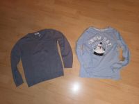 Pullover grau und Langarmshirt hellblau Gr. 134/140 von H&M Hessen - Habichtswald Vorschau