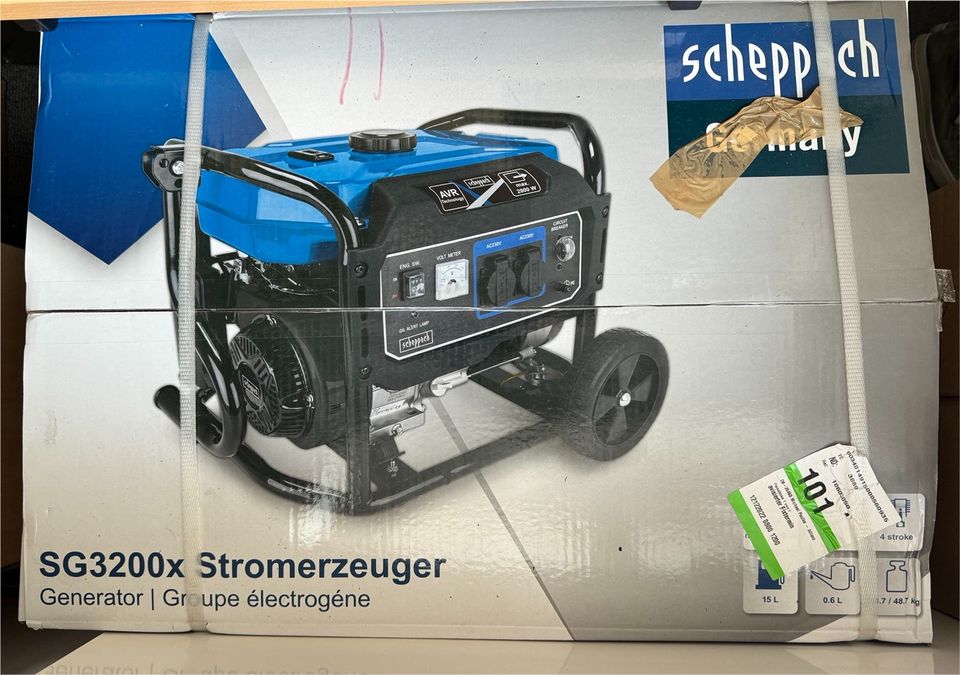 Stromgenerator SG3200x Benzin Neu in OVP und auf Palette Scheppac in Staufenberg