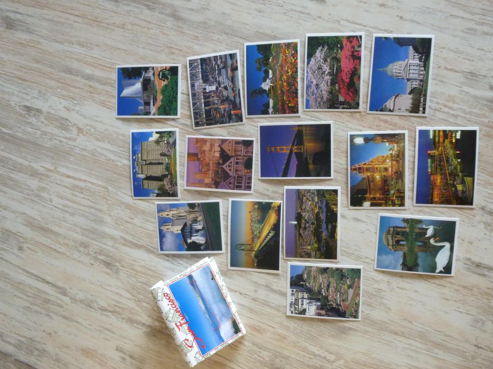 USA 65 Postkarten unbeschrieben + Holzkarte + 2 Mini-Packs in Engelskirchen