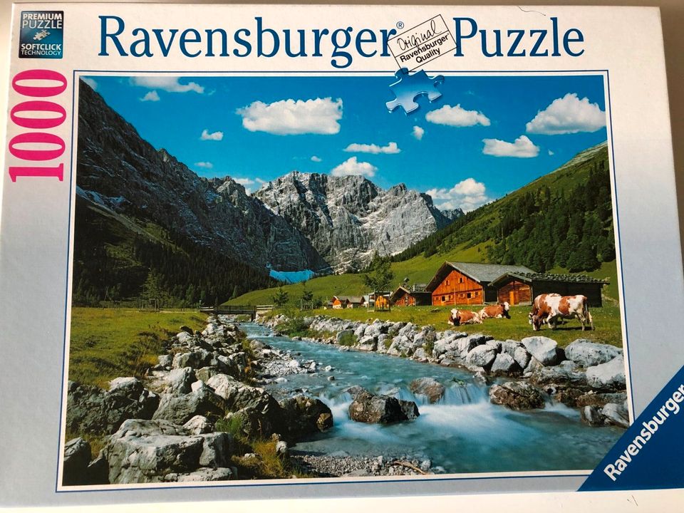 Ravensburger Puzzle 1000 Teile " Karwendelgebirge Österreich in Wolfsburg
