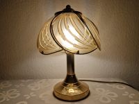 Vintage Tischlampe aus Glas und Metall Baden-Württemberg - Aspach Vorschau