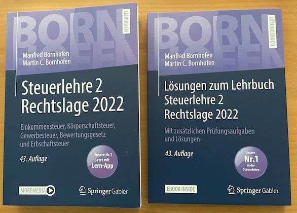 Bornhofen Steuerlehre 2 2022, Fachbuch und Lösungen in Bonn