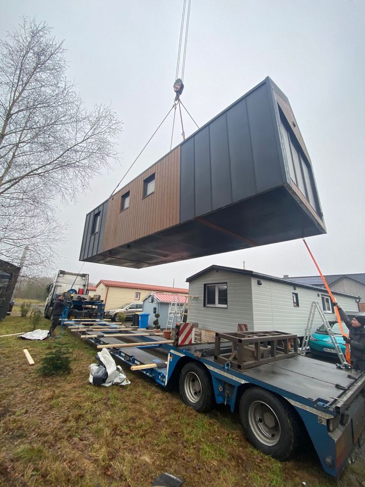 MODULHAUS Tiny House 10,00x3,60x3,80m (36m²) bezugsfertig mit Baugenehmigung, 1. Wohnsitz geeignet in Tornesch