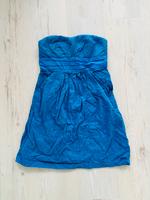 Kleid Bandeau trägerlos Orsay Spitze blau S 36 Thüringen - Jena Vorschau