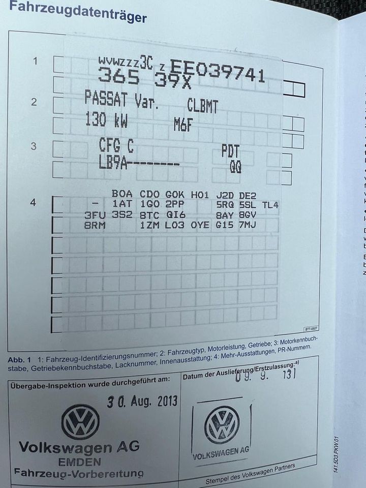 Volkswagen Passat Variant Navi Pano MFL Motorproblem in Wuppertal