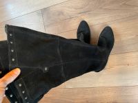 Wildleder Overknees Stiefel schwarz Baden-Württemberg - Kusterdingen Vorschau