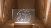 BVB RWE Schalke Fußball Borussia Dortmund Acrylplatte Beleuchtet Essen - Steele Vorschau