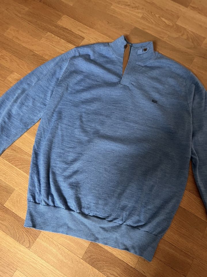 Pedro del Hierro Pullover Merino Wolle Reißverschlusskragen in Bad Homburg