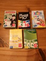 Pocket Spiele Phase10, Pictionary, Monopoly, 5Stk. Im Set Niedersachsen - Hagen im Bremischen Vorschau