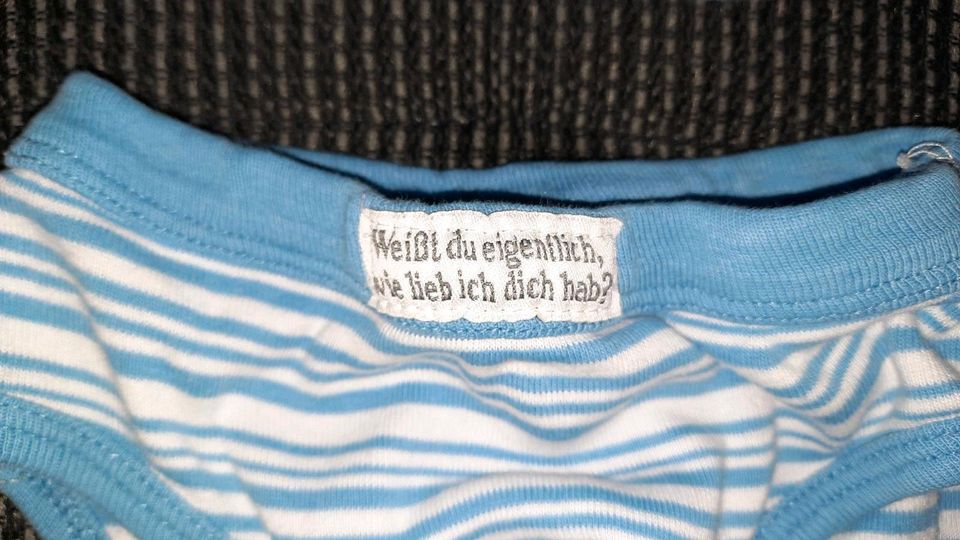 Unterwäsche Gr. 86 Unterhemd Unterhose Weißt du eigentlich wie.. in Marl