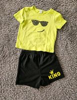 T-shirt mit Kurzer Hose Set Neon Grün "King" Niedersachsen - Freden Vorschau