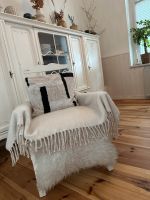 Stuhl weiß Shabby Holz Alt Sessel Vintage für Wohnzimmer Küche Duisburg - Hamborn Vorschau