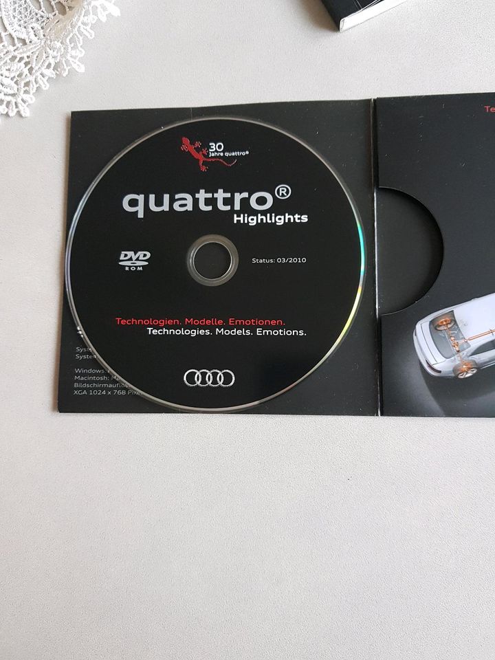 Audi Perfektion und Quattro CD mit Info-Buch in Unna