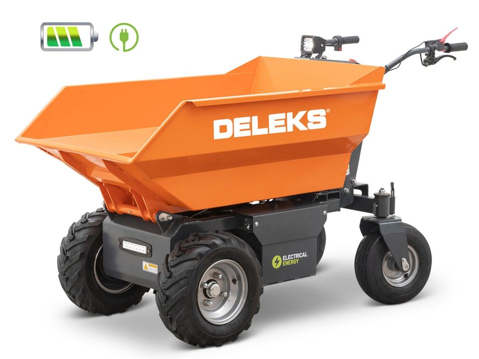 Elektrische Motorschubkarre Minidumper Kippmulde DELEKS® XE-500e in Pfaffenhofen a. d. Glonn