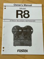 Bedienungsanleitung für Fostex R8 Tonbandmaschine Bonn - Nordstadt  Vorschau