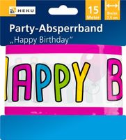 Party-Absperrband 15mx7 5cm PE Happy Birthday Duisburg - Duisburg-Mitte Vorschau