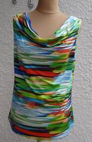 Sport-Top, Shirt mit Wasserfallkragen in bunt in Gr. XL Kr. München - Unterschleißheim Vorschau
