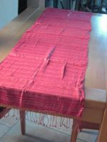 Tischläufer pink mit Silberstreifen u. Fransen rechteckig Baden-Württemberg - Kämpfelbach Vorschau