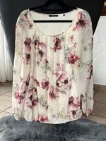 Zero Bluse, beige-rosé-brombeer, Größe 38 Hessen - Hünfeld Vorschau