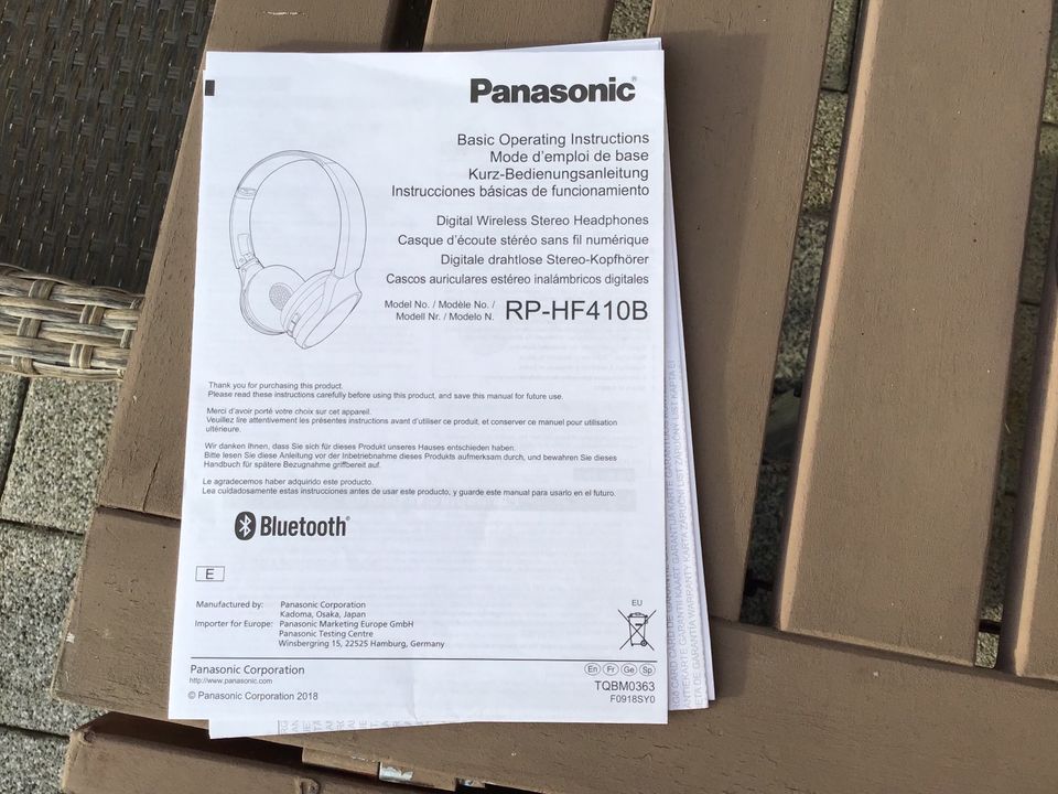 Panasonic Bluetooth Kopfhörer in Waldmünchen