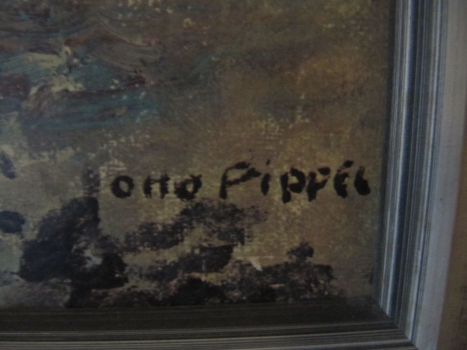 prächtiges altes Bild Otto Pippel signiert Venedig Markusplatz ! in Hoya