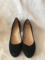 Unisa Damen Pumps Neu Gr 36 Velours Leder Schwarz Absatz 7,5 Komf West - Nied Vorschau
