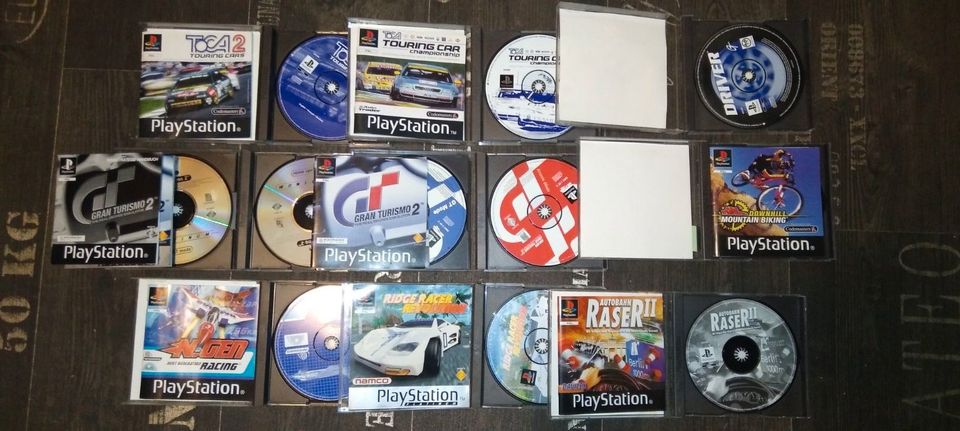 Playstation 1 Rennspiele Gran Turismo 2 , Driver , Toca usw ps1 in Bottrop
